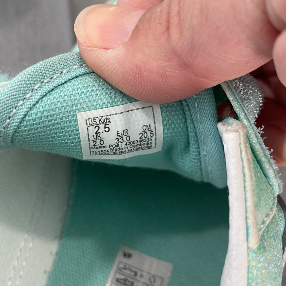 Kids Vans Sk8 Low Glitter - Picture 5 of 5